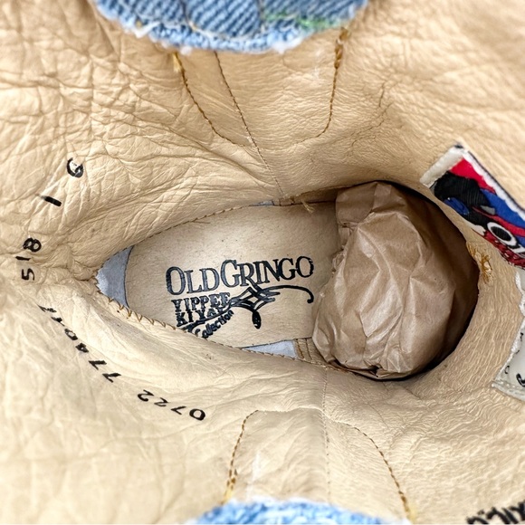 Old Gringo Yippee Ki Yay by Heirloom Short Embroidered Patchwork Ankle Booties - Picture 11 of 12